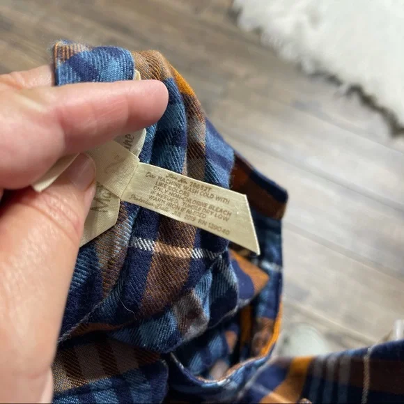 Matilda Jane General Store Plaid Tunic Blue Orange - Picture 9 of 12